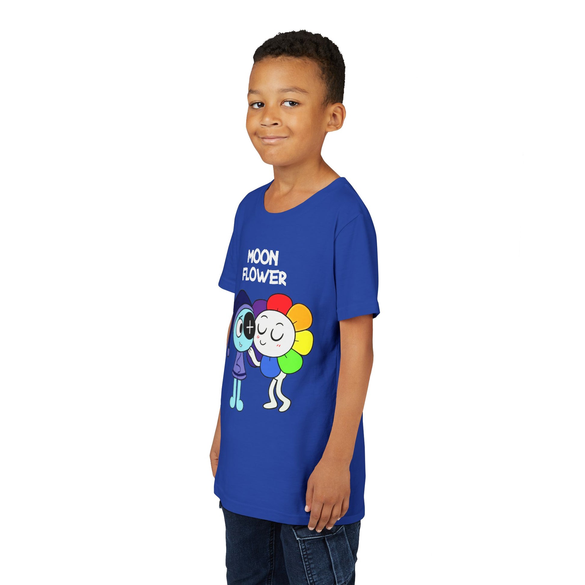 MoonFlower Toon Kids T-Shirt – Astro and Dandy | Dandy’s World Horror Tee