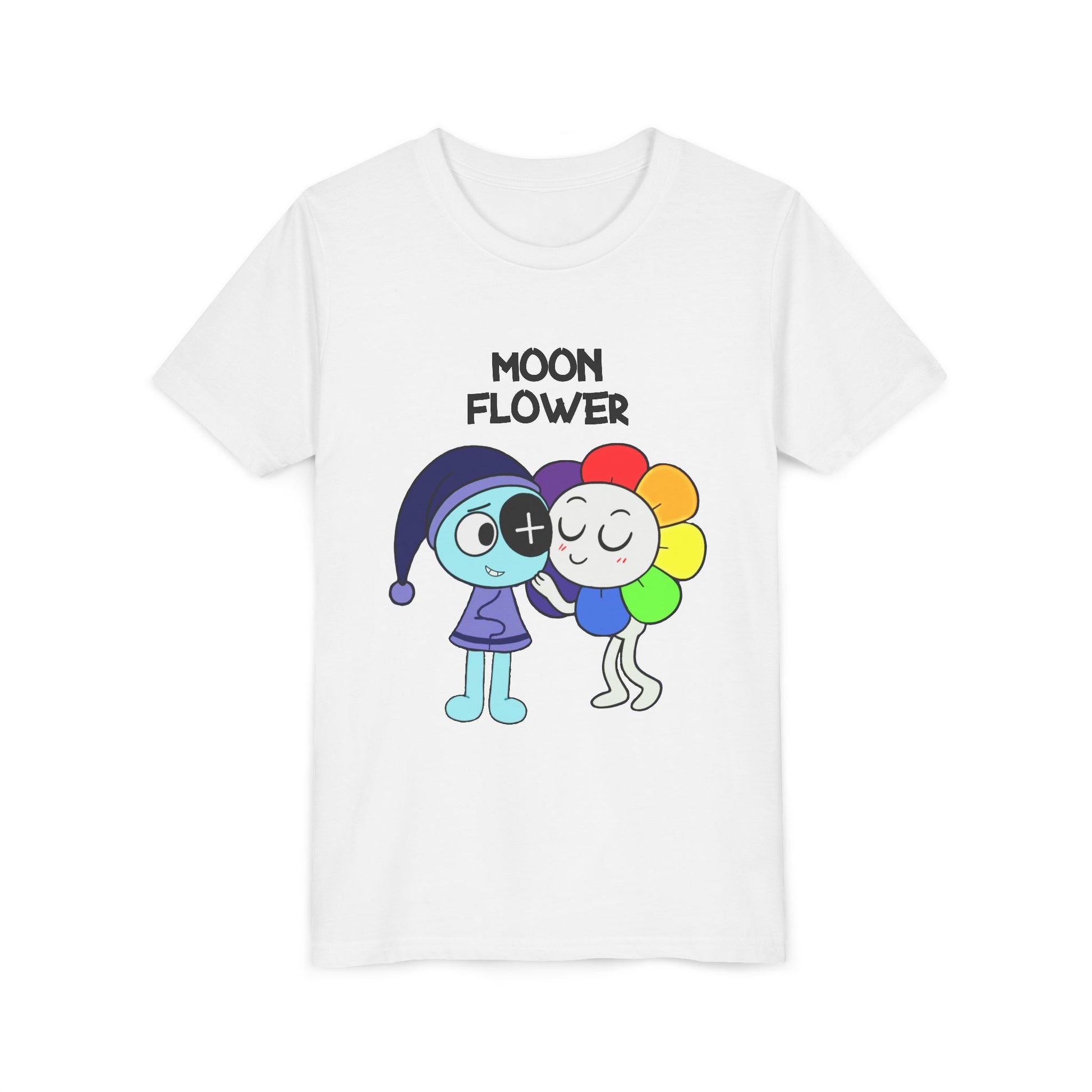 MoonFlower Toon Kids T-Shirt – Astro and Dandy | Dandy’s World Horror Tee