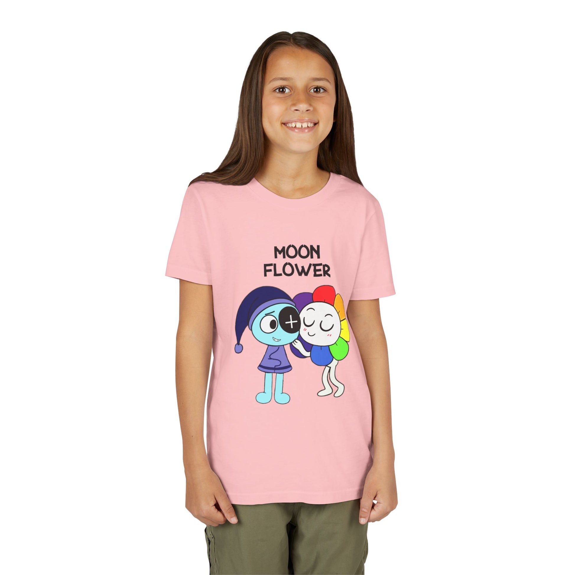 MoonFlower Toon Kids T-Shirt – Astro and Dandy | Dandy’s World Horror Tee