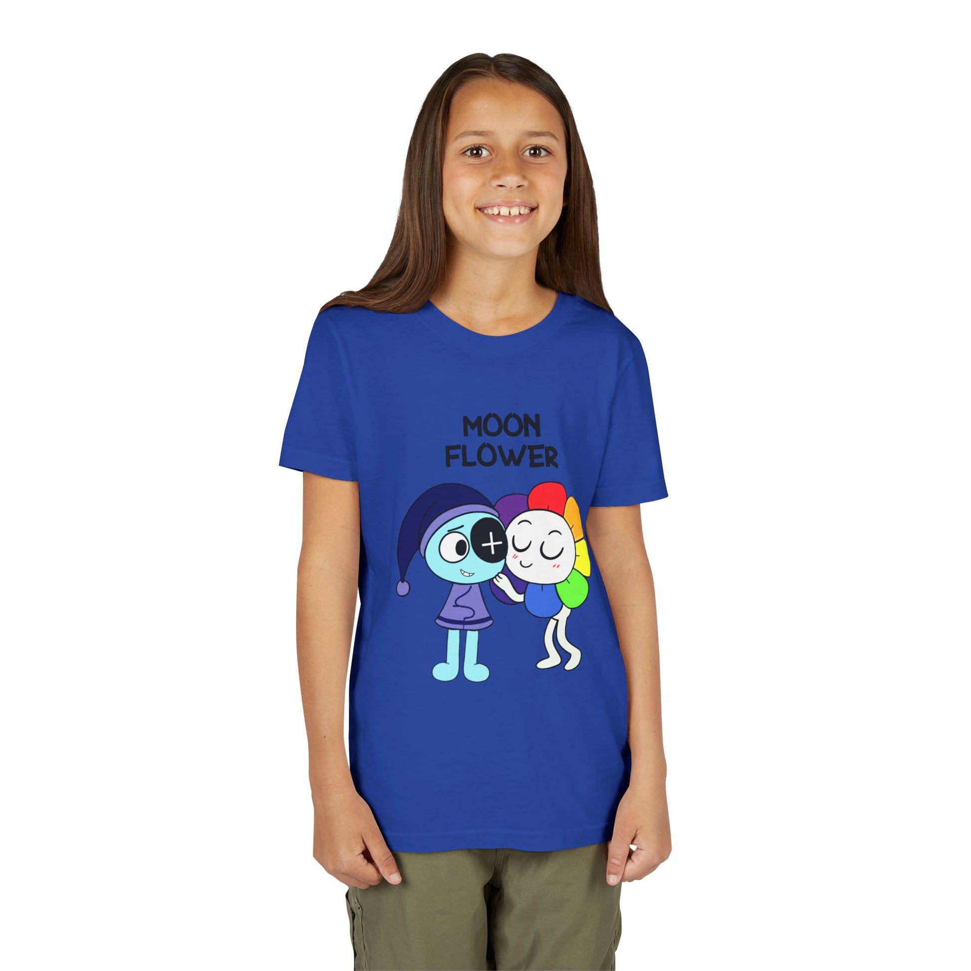 MoonFlower Toon Kids T-Shirt – Astro and Dandy | Dandy’s World Horror Tee