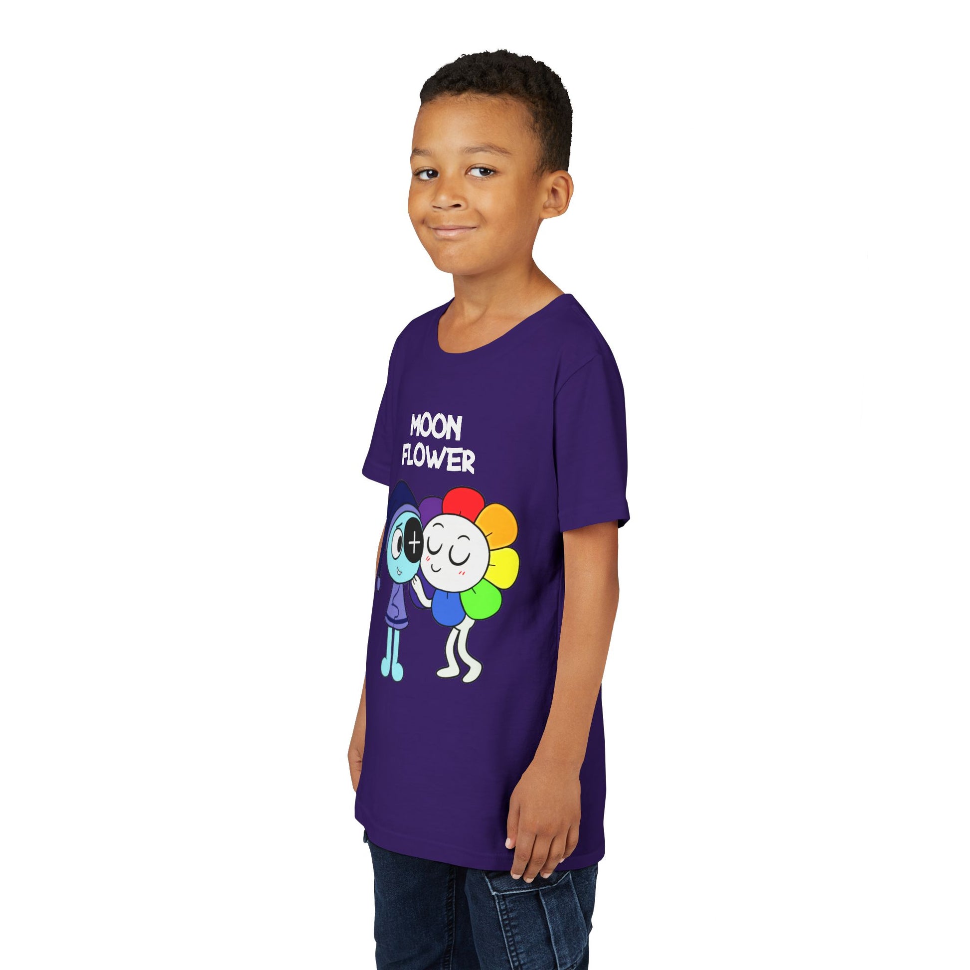 MoonFlower Toon Kids T-Shirt – Astro and Dandy | Dandy’s World Horror Tee