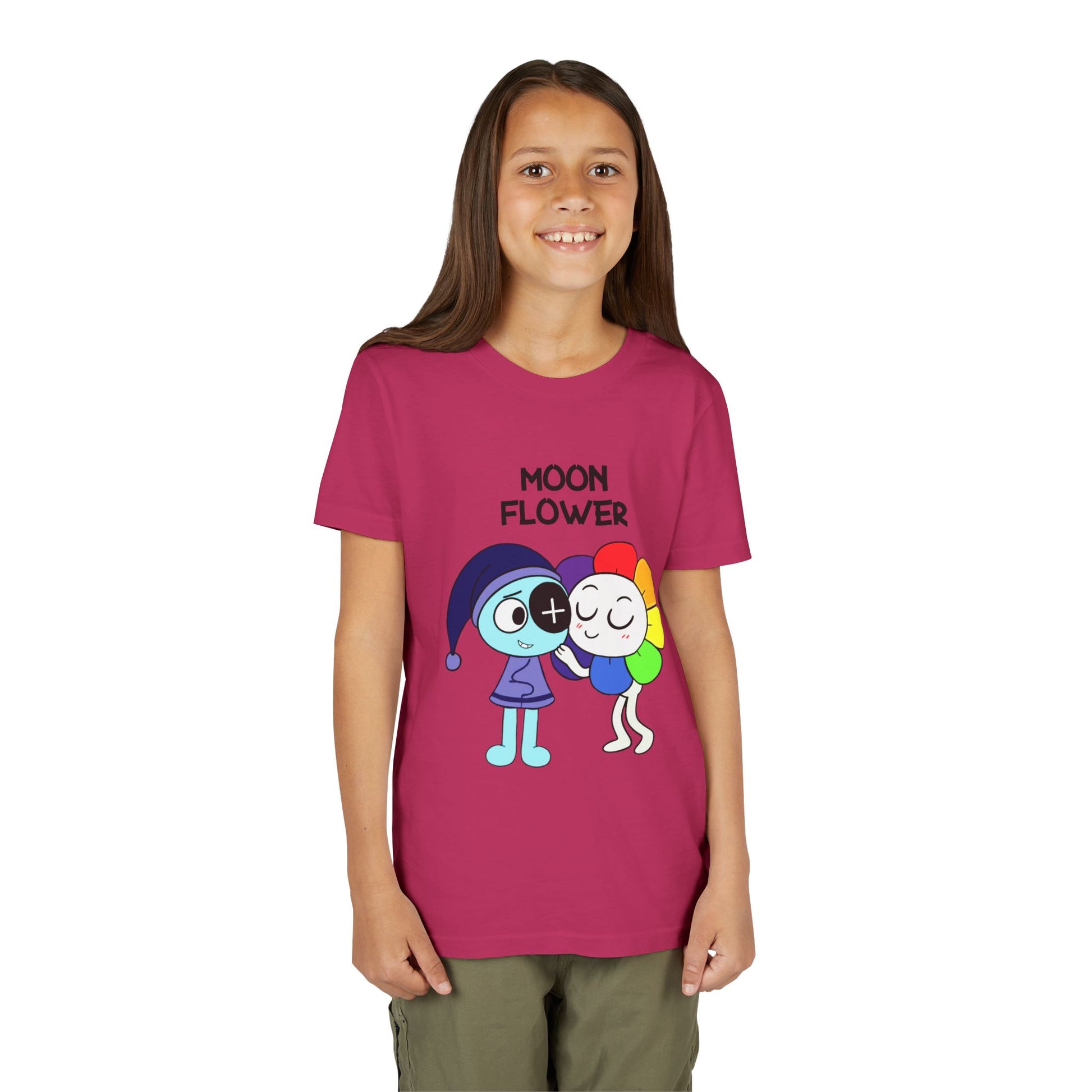 MoonFlower Toon Kids T-Shirt – Astro and Dandy | Dandy’s World Horror Tee