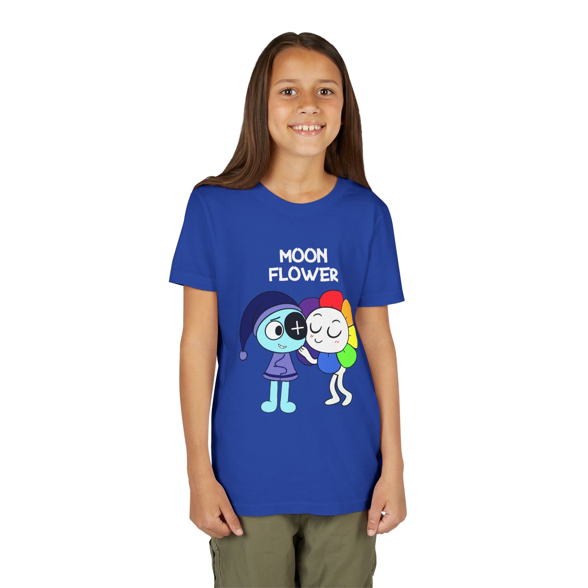 MoonFlower Toon Kids T-Shirt – Astro and Dandy | Dandy’s World Horror Tee