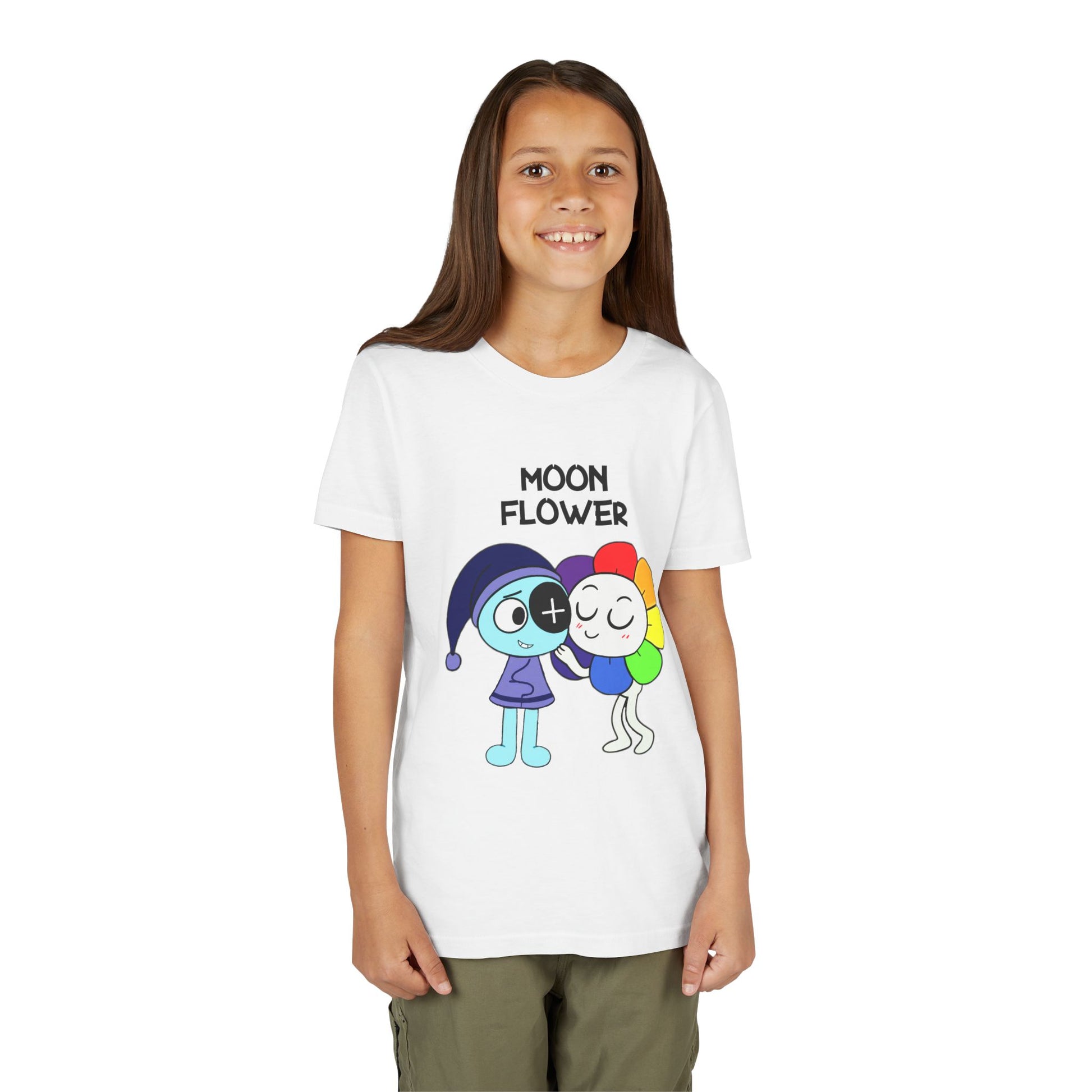 MoonFlower Toon Kids T-Shirt – Astro and Dandy | Dandy’s World Horror Tee