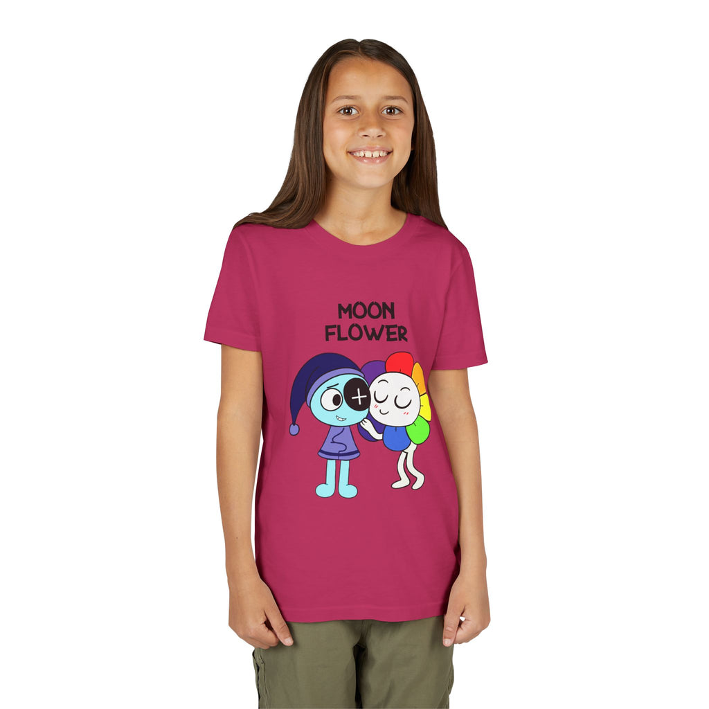 MoonFlower Toon Kids T-Shirt – Astro and Dandy | Dandy’s World Horror Tee